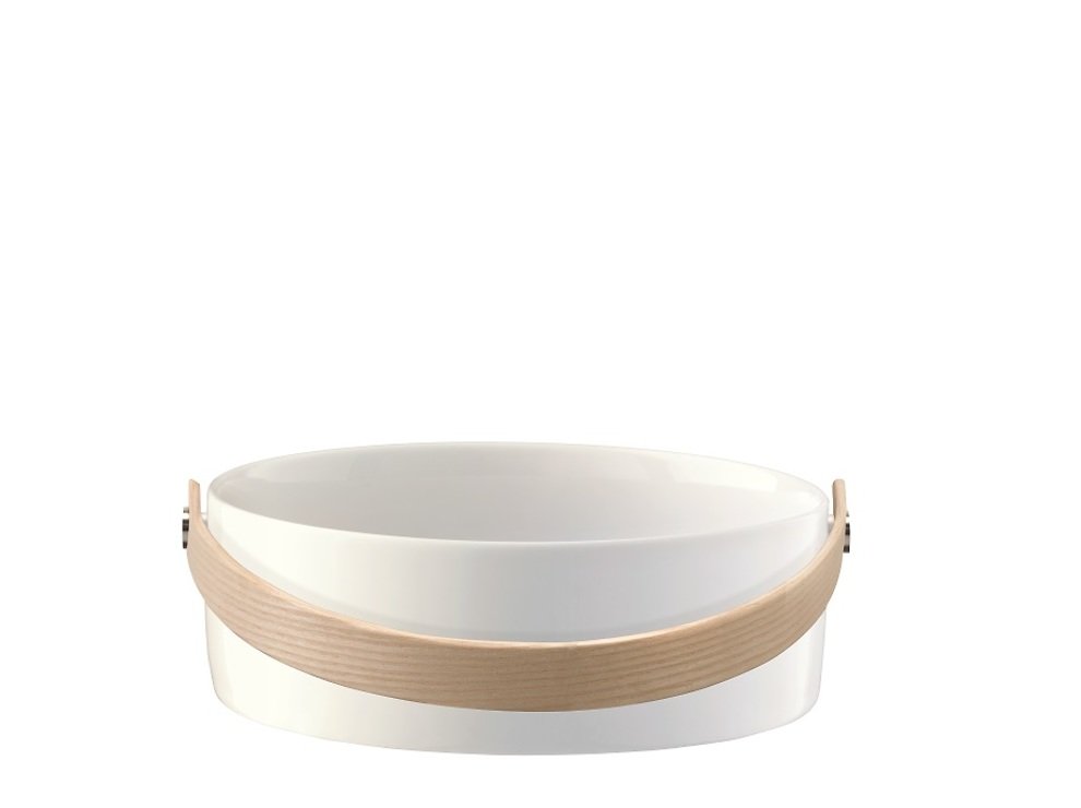 LSA Schüssel Circle 16 cm Porzellan weiß - Thumbnail 2