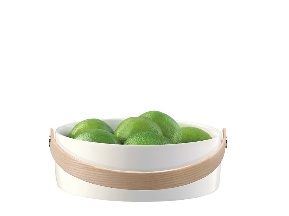 LSA Schüssel Circle 16 cm Porzellan weiß - Thumbnail 5