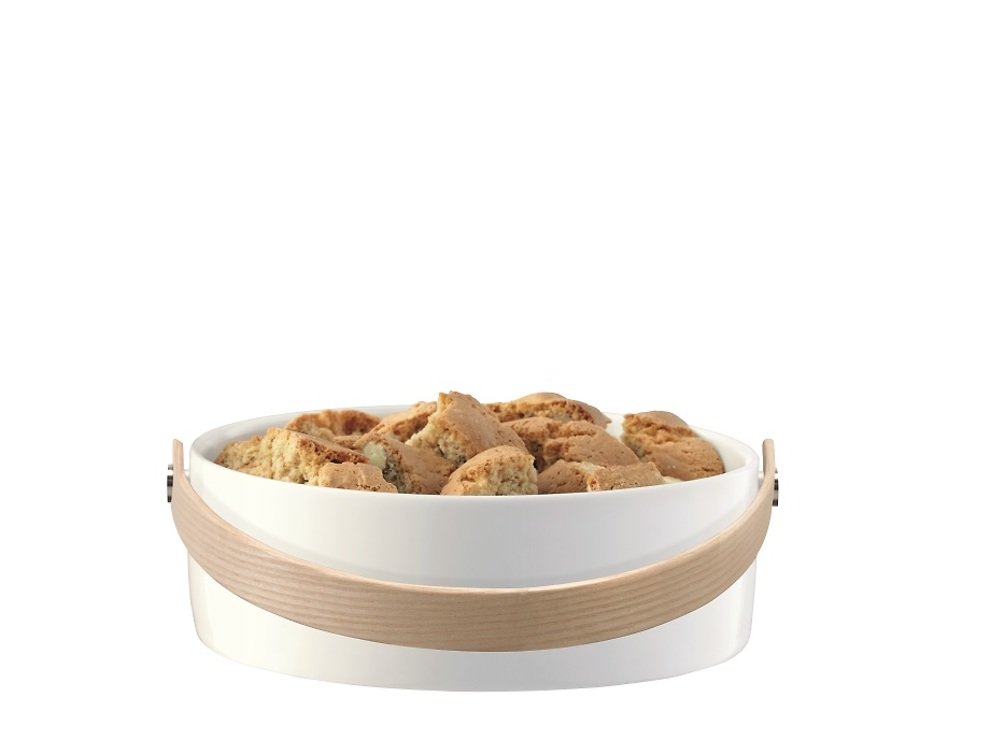 LSA Schüssel Circle 16 cm Porzellan weiß - Thumbnail 3