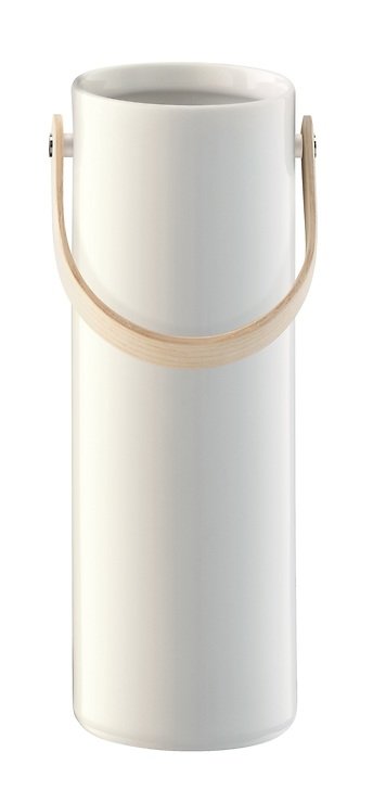 LSA Porzellanbehälter Circle 33 cm Porzellan weiß - Thumbnail 1