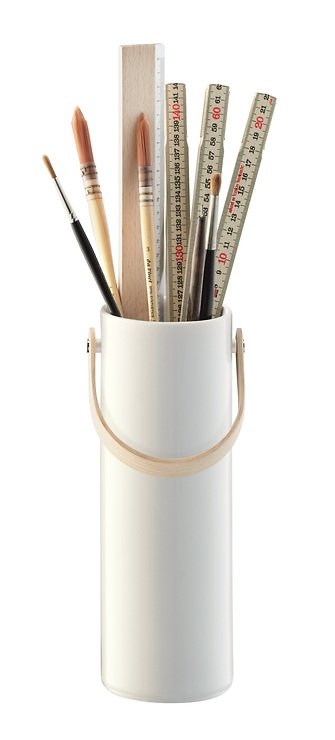 LSA Porzellanbehälter Circle 33 cm Porzellan weiß - Thumbnail 5