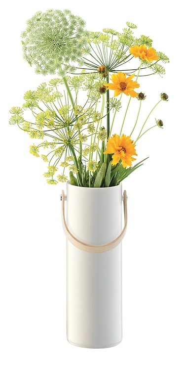 LSA Porzellanbehälter Circle 33 cm Porzellan weiß - Thumbnail 4