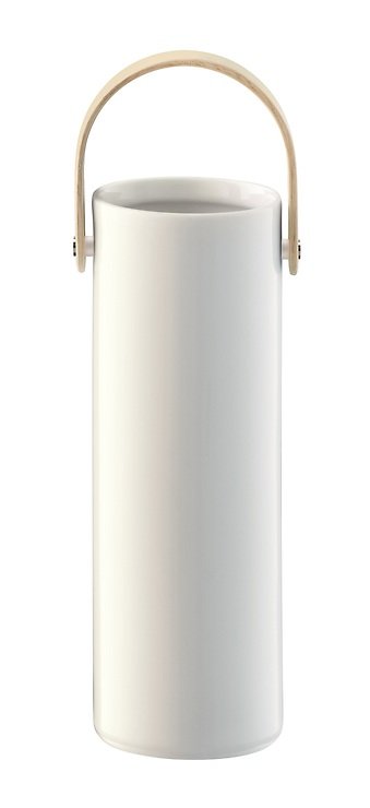 LSA Porzellanbehälter Circle 33 cm Porzellan weiß - Thumbnail 2