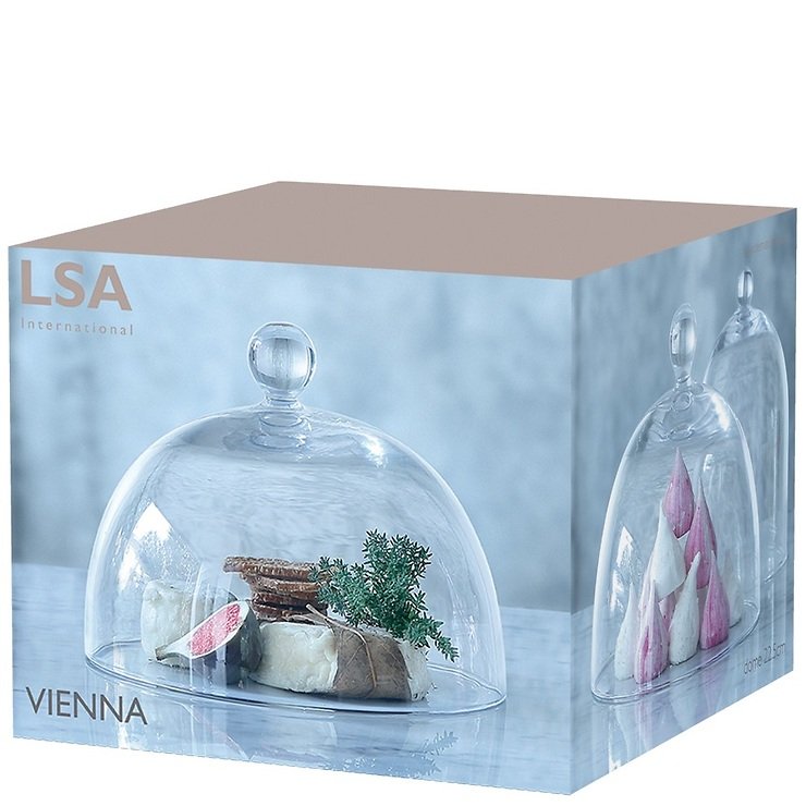 LSA Glashaube Vienna klar 22,5cm - Thumbnail 3