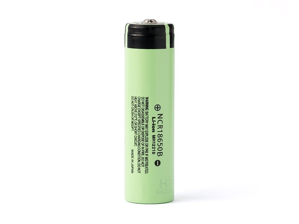 Panasonic NCR 18650 B 3,6V - 3,7V 3400mAh Batterie Li-Ion Bouton de la borne positive Haut - Thumbnail 2