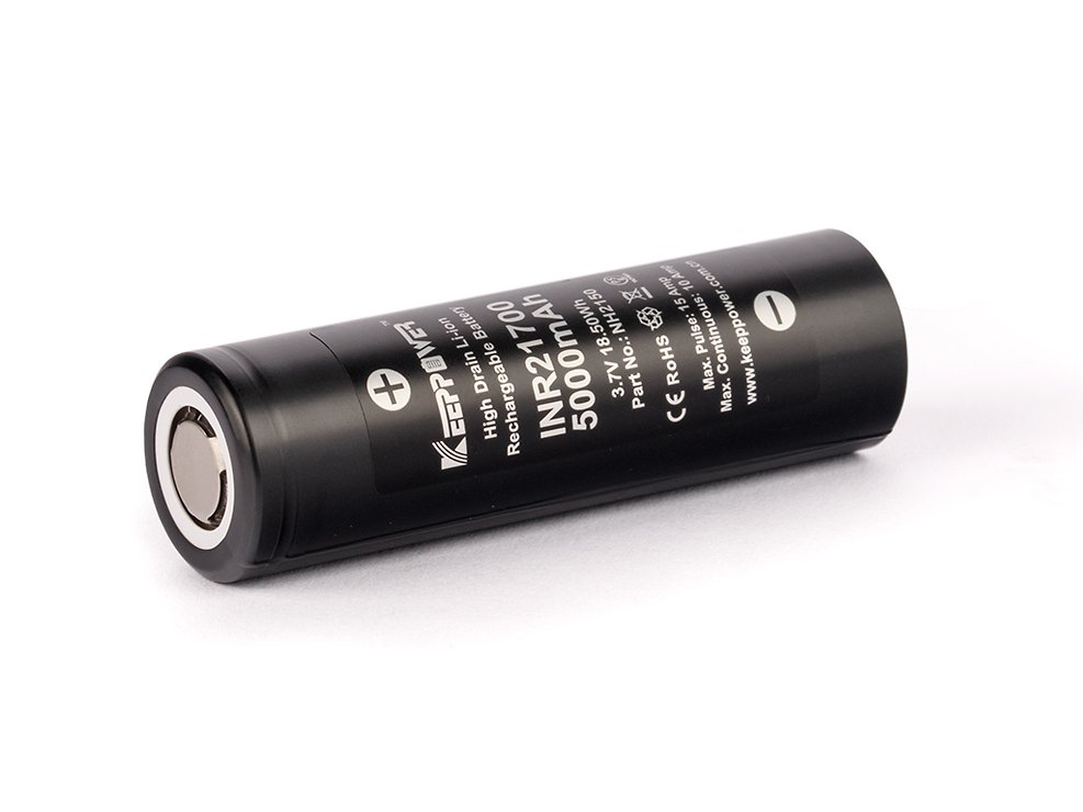 Keeppower INR21700 - 5000mAh 3,6V-3,7V Li-ion Akku High Drain - Thumbnail 3