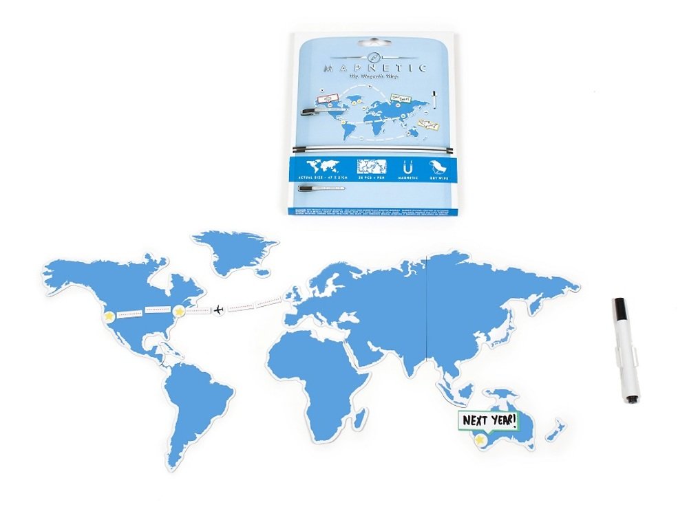 Luckies Magnetische Weltkarte Mapnetic - Thumbnail 1