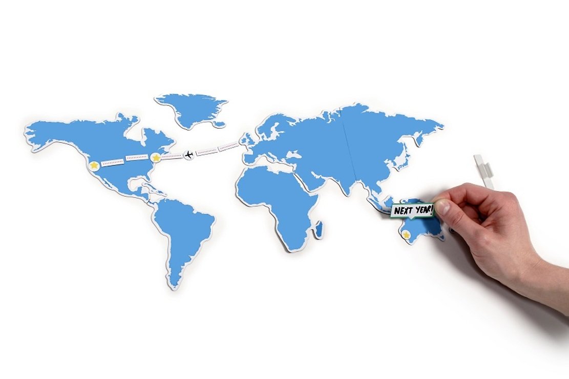 Luckies Magnetische Weltkarte Mapnetic - Thumbnail 2