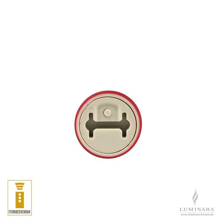 Luminara LED Stabkerze bordeaux fernbedienbar - Thumbnail 2