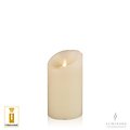 Luminara LED candle real wax 8x13 cm ivory remote controllable smooth ACTION - Thumbnail 1