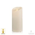 Luminara LED candle outdoor 9x18 cm ivory remote controlled
