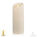 Luminara LED candle outdoor 9x23 cm ivory remote controlled