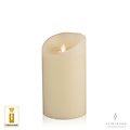 Luminara LED candle real wax 10x18 cm ivory remote controllable structure - Thumbnail 1
