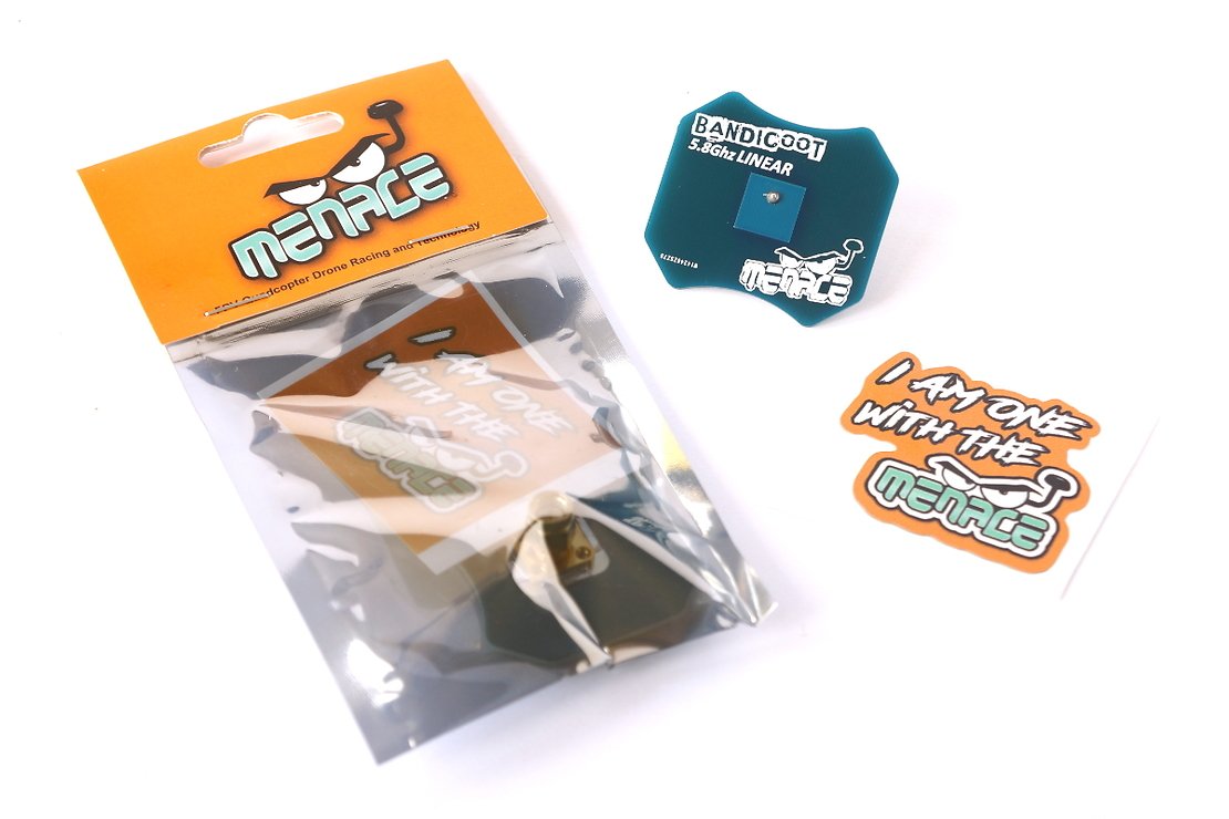 Menace Bandicoot Antenne FPV Linéaire 5.8 Ghz Patch - Thumbnail 4