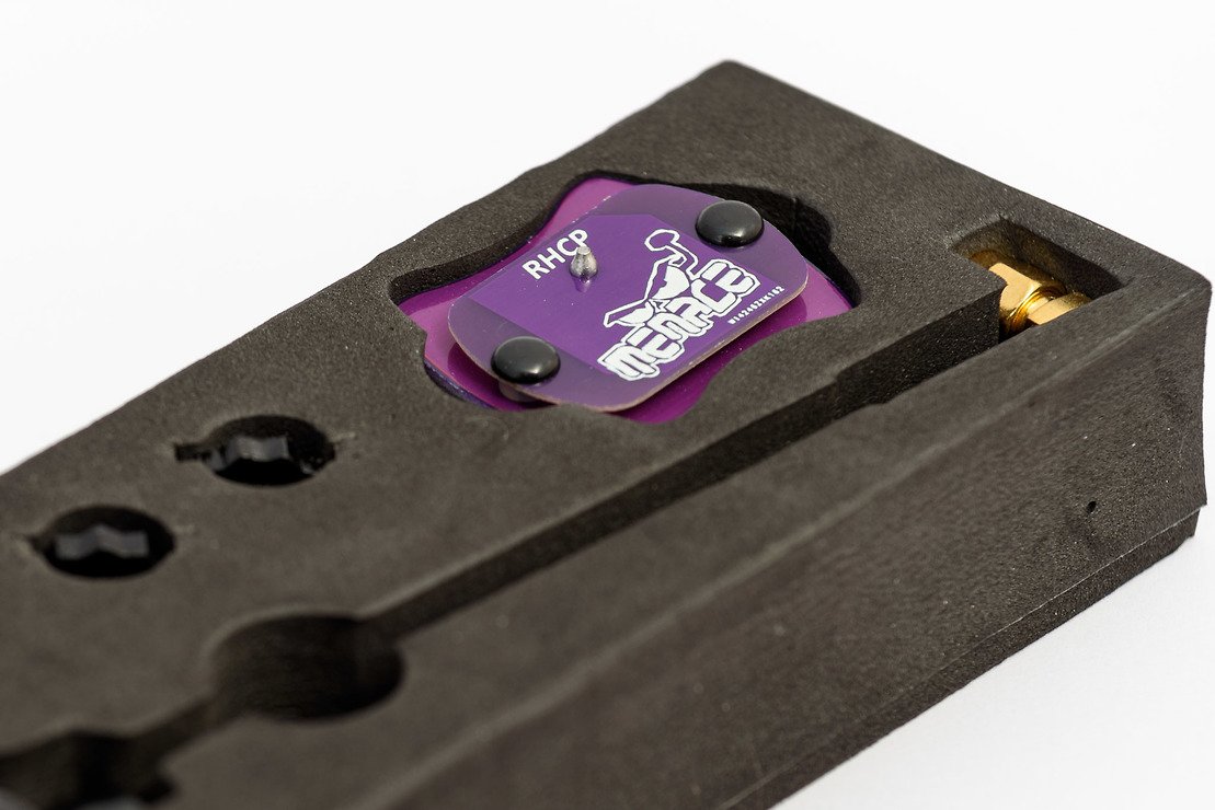 Menace Jeu d'antennes de lunettes vidéo FPV 5.8Ghz Polarised SMA - Thumbnail 3