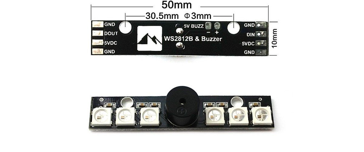 Matek RGB LED WS2812B & Buzzer - Thumbnail 3 Matek RGB LED WS2812B & Buzzer - Thumbnail 3