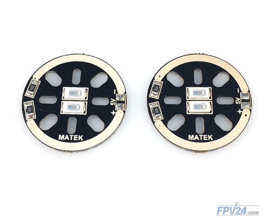 Matek LED CIRCLE X2 5V Red (2pcs) - Thumbnail 2