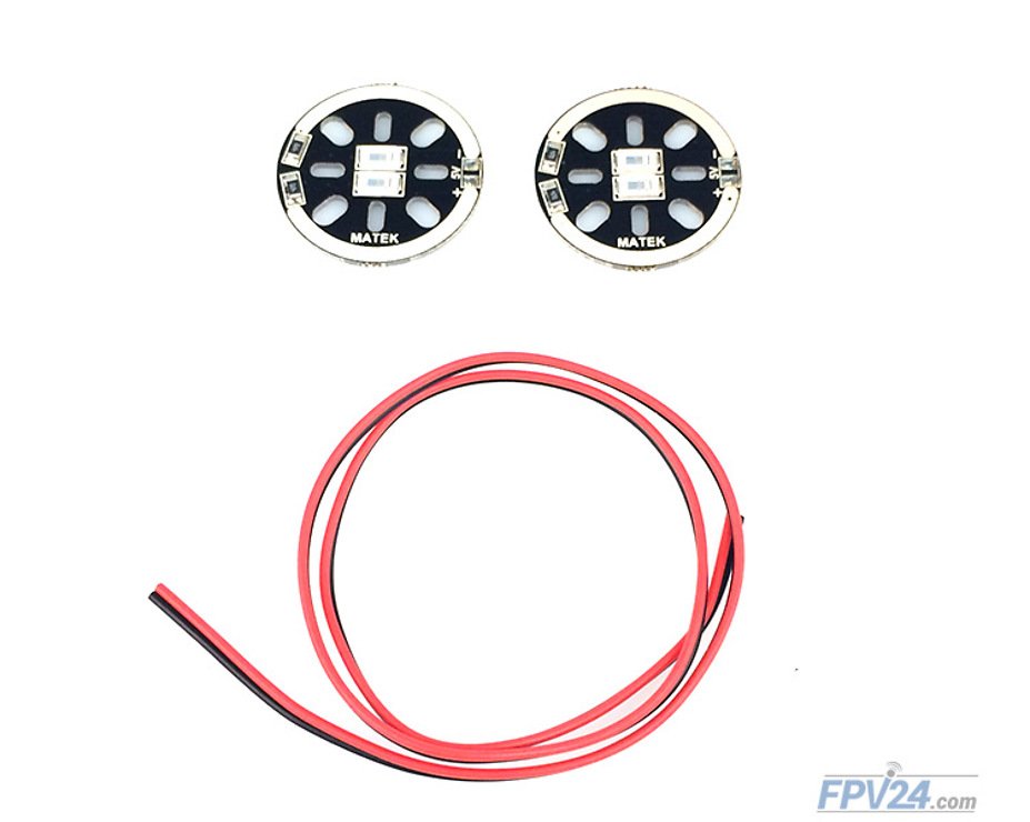 Matek LED CIRCLE X2 5V Red (2pcs) - Thumbnail 1