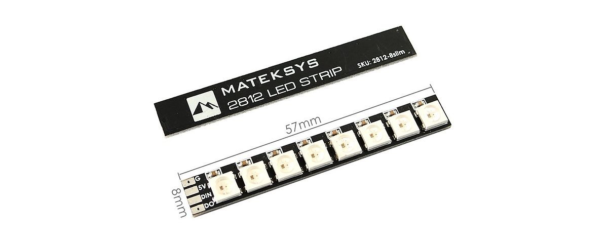 Matek LED Stripe 2812 8 LED 2 pezzi - Thumbnail 1