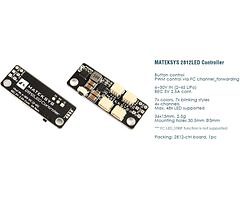 Matek Systems 2812 LED Controller 2-6S module de contrôle avec 5V BEC