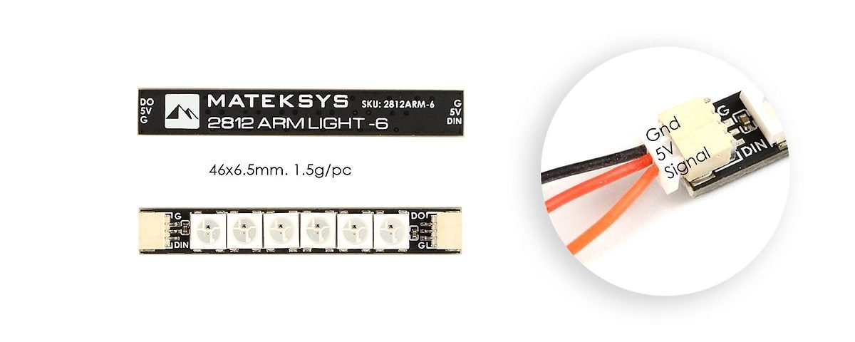 Matek Systems RGB W2812 4 LEDs 4 Stück - Thumbnail 4
