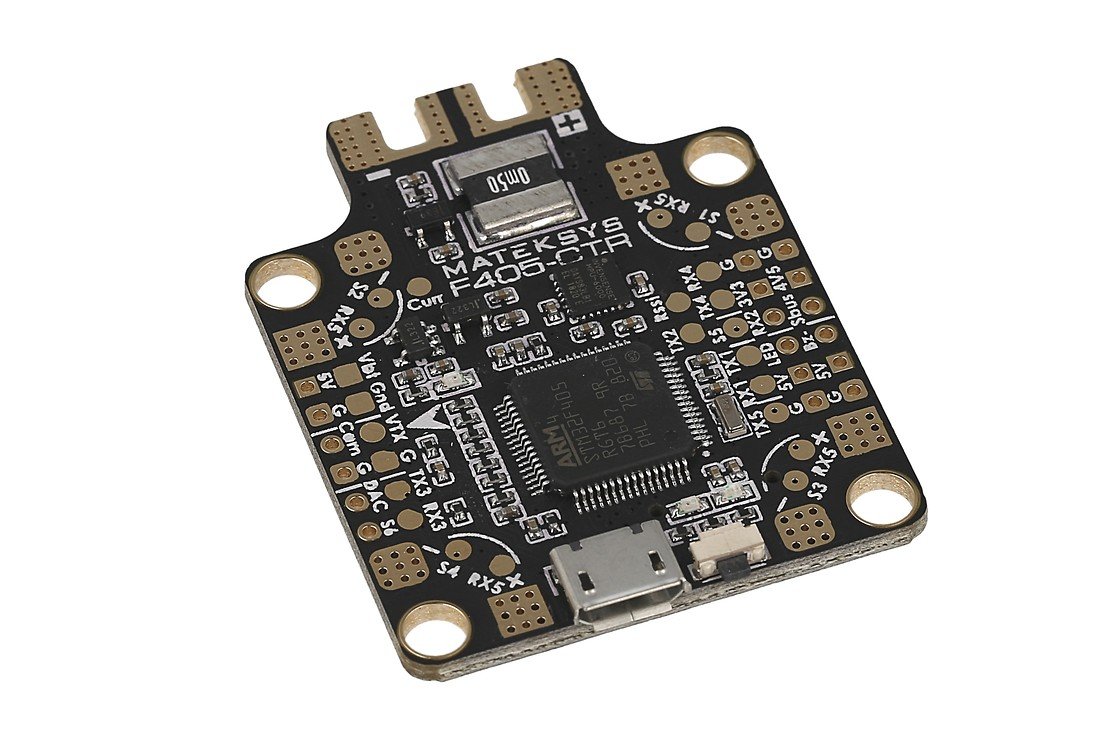Contrôleur de vol Matek Systems F405-CTR AIO PDB OSD BEC BARO - Thumbnail 1