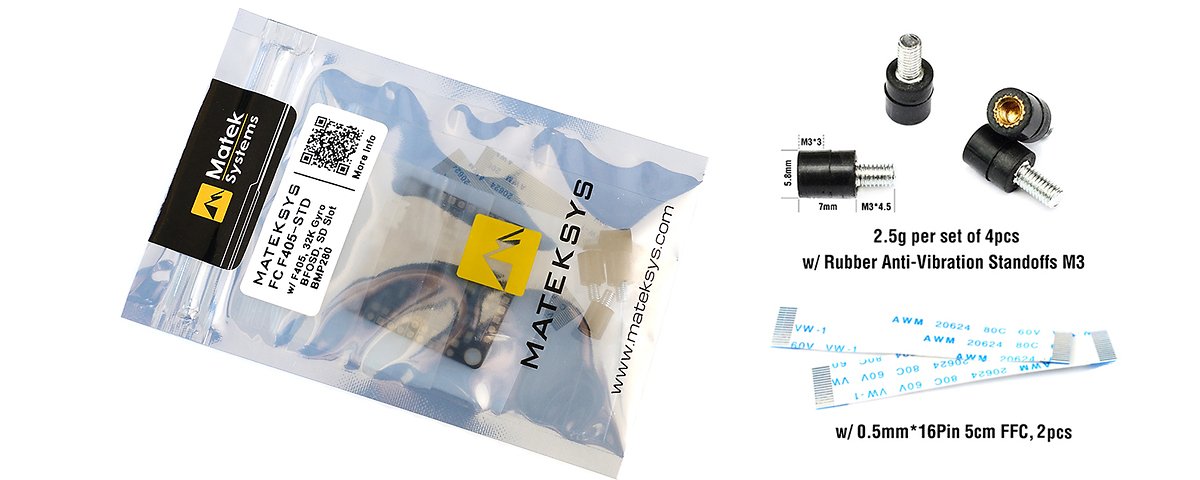 Matek Systems Flight Controller F405-STD mit OSD und Baro - Thumbnail 3