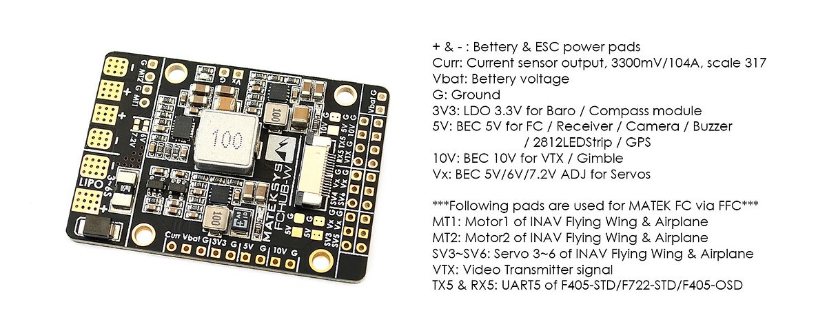 Matek Systems PDB für Wings FCHUB-W - Thumbnail 3