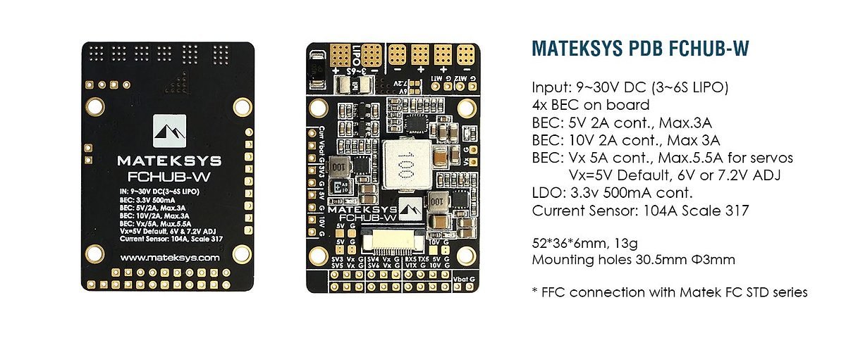Matek Systems PDB für Wings FCHUB-W - Thumbnail 2