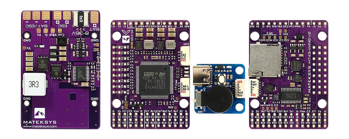 Matek Flight Controller H743-WING Wing FC - Thumbnail 3