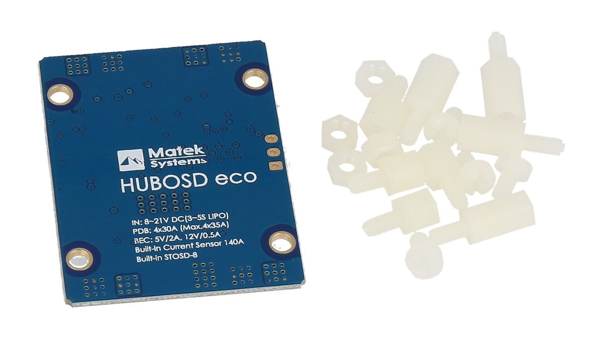 Matek PDB mit Dual BEC, Stromsensor und OSD (STOSD8) - Thumbnail 3