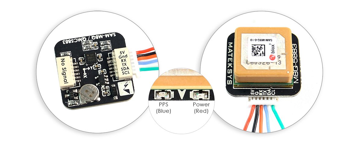 Matek Systems GPS & Kompass M8Q-5883 - Thumbnail 2