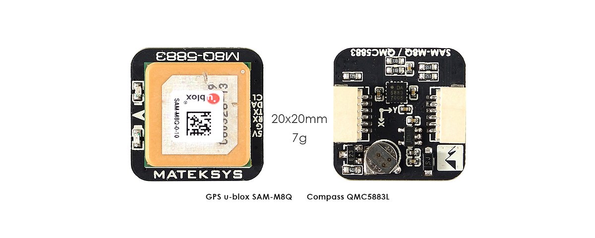 Matek Systems GPS & Kompass M8Q-5883 - Thumbnail 1