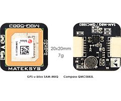 Matek Systems GPS &amp; Compass M8Q-5883