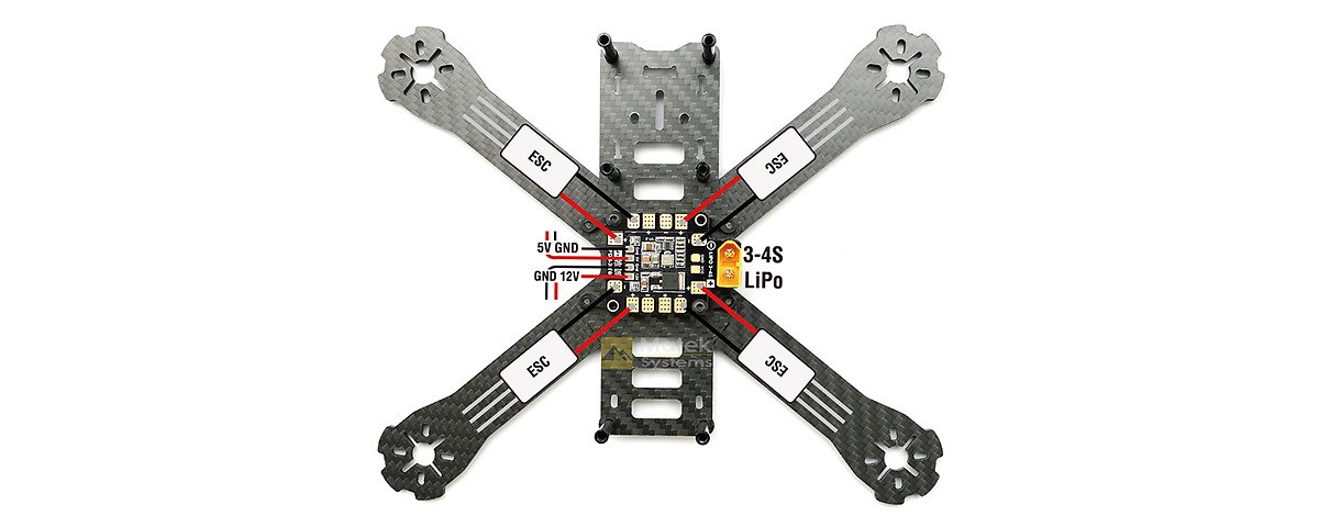 Matek PDB-XT60 mit BEC 5V und 12V - Thumbnail 6