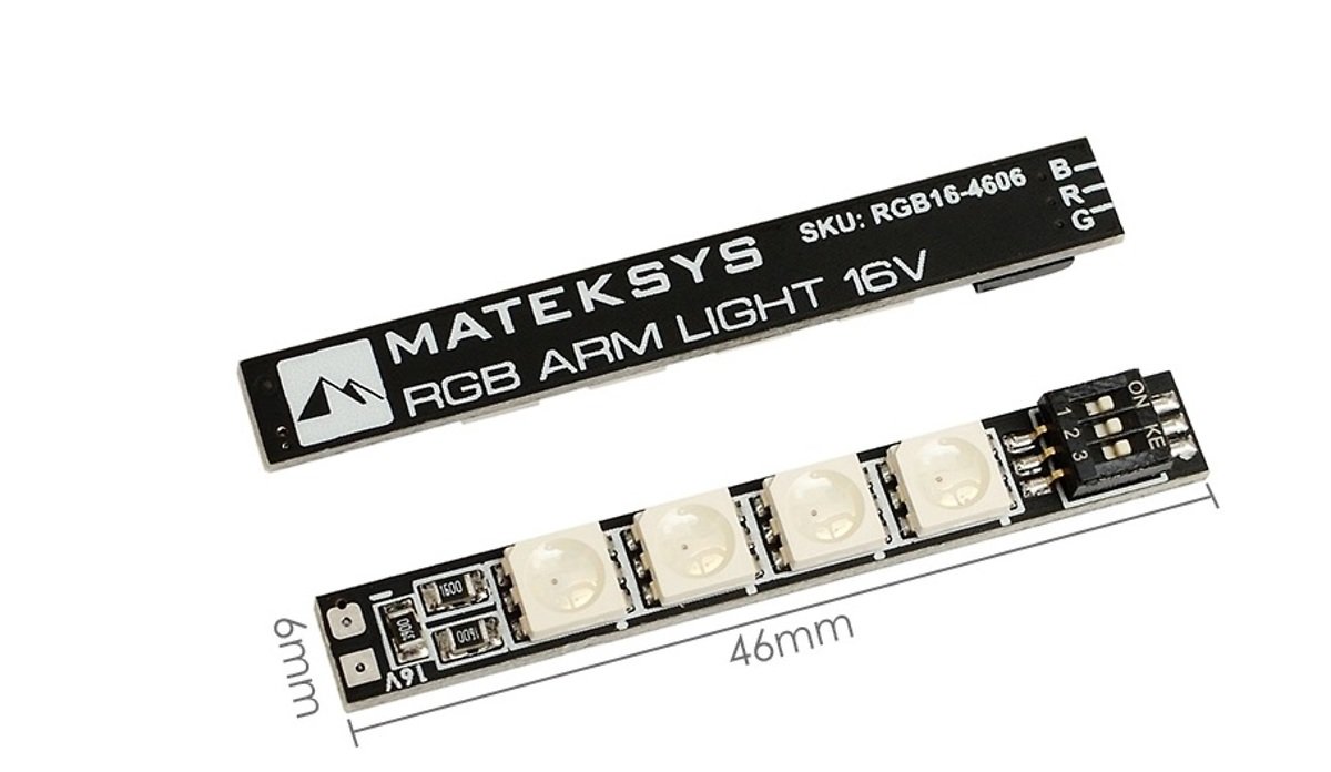 Matek RGB ARM LIGHT 16V 2 Stück - Thumbnail 1