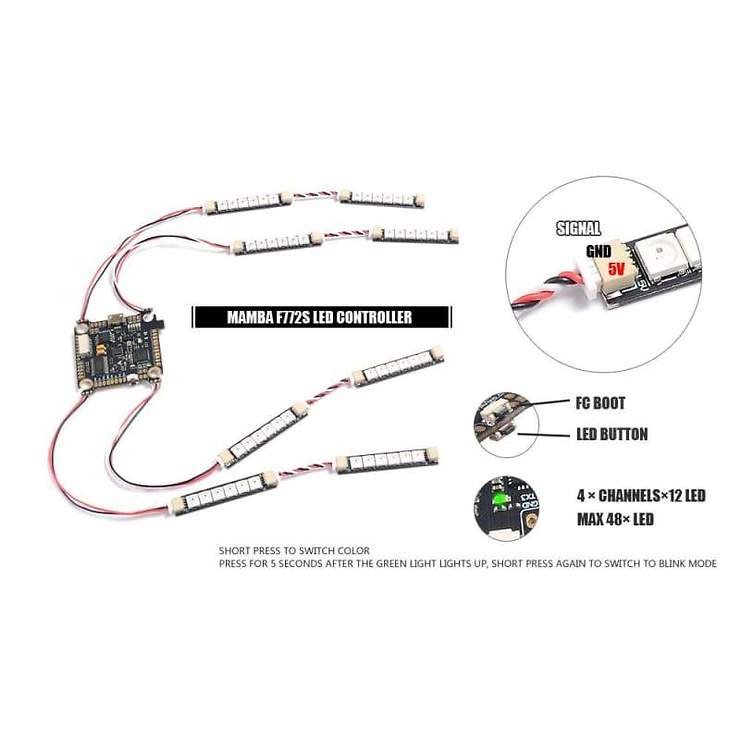 Diatone Mamba F722S Stack BT 50A 3-6S 32bit - Thumbnail 5