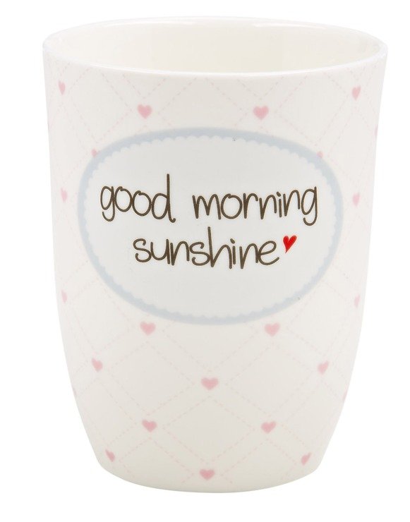 Mea Living Kaffeebecher Porzellan 500 ml Good Morning Sunshine - Pic 1