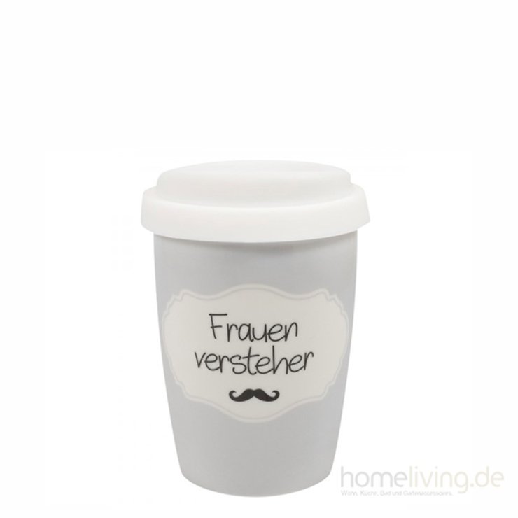 Mea Living Coffee to go Becher Porzellan 250 ml Frauen Versteher - Pic 1