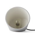 Menu lampada da tavolo On The Edge 21cm ceramica grigio chiaro - Thumbnail 3