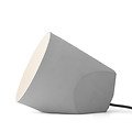 Menu lampe de table On The Edge 21cm céramique gris clair - Thumbnail 1