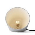 Menu lampe de table On The Edge 21cm céramique gris clair - Thumbnail 4