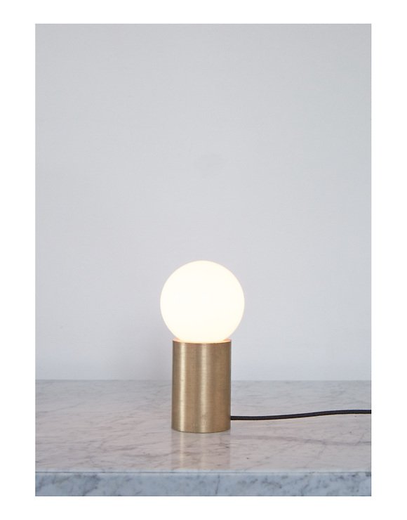 Menu Leuchte Socket 8cm Messing gebürstet - Thumbnail 4