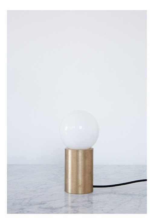 Menu Leuchte Socket 8cm Messing gebürstet - Thumbnail 3