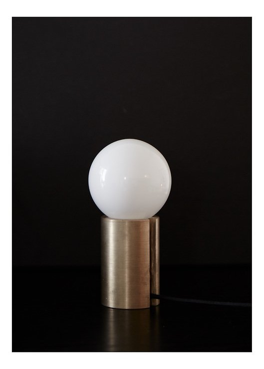 Menu Leuchte Socket 8cm Messing gebürstet - Thumbnail 5