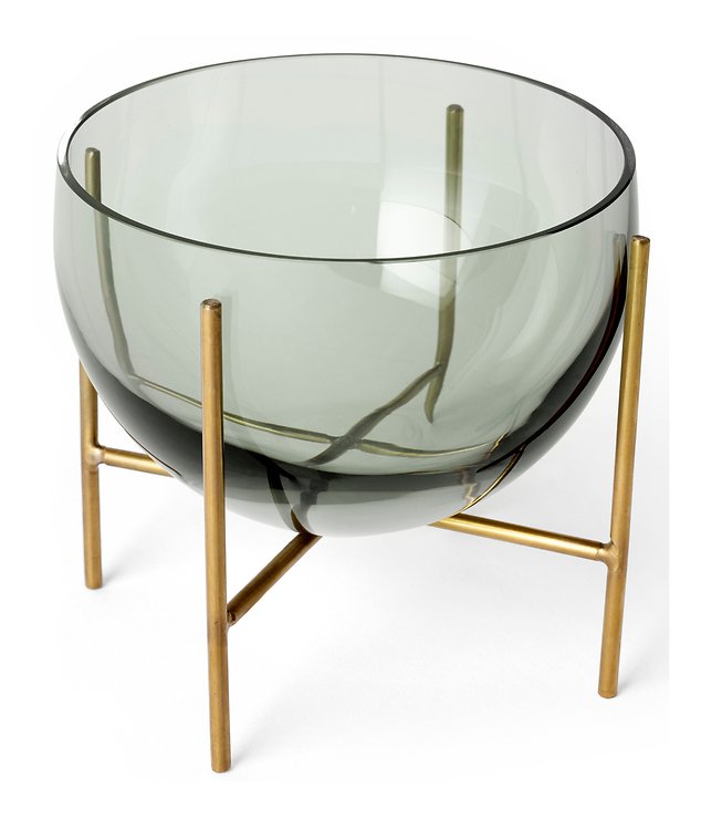 Menu Schale Echasse Glas 15 cm rauchgrau - Thumbnail 2