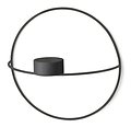 Menu POV Circle tealight holder S 20 cm steel black - Thumbnail 2