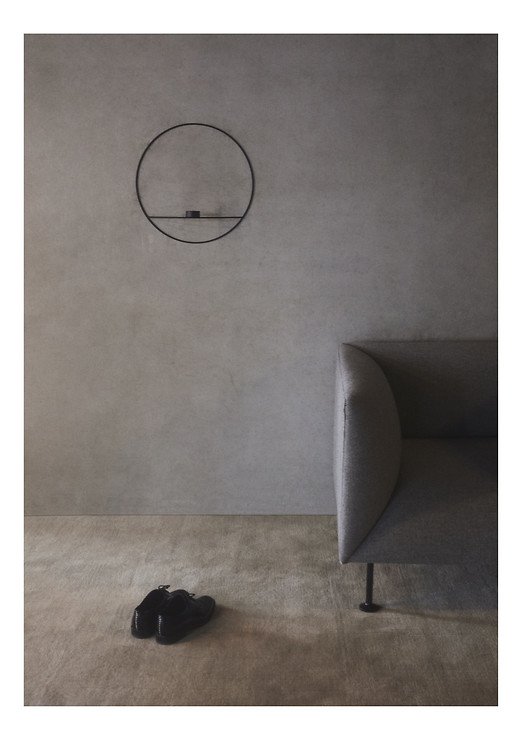 Menu POV Circle Teelichthalter L 44 cm Stahl schwarz - Thumbnail 2