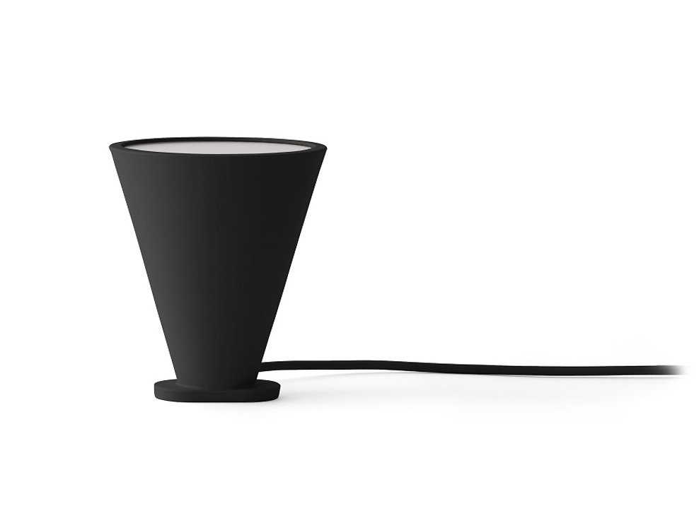 Menu Lampe Bollard 11 x 13 cm Silikon schwarz - Thumbnail 3