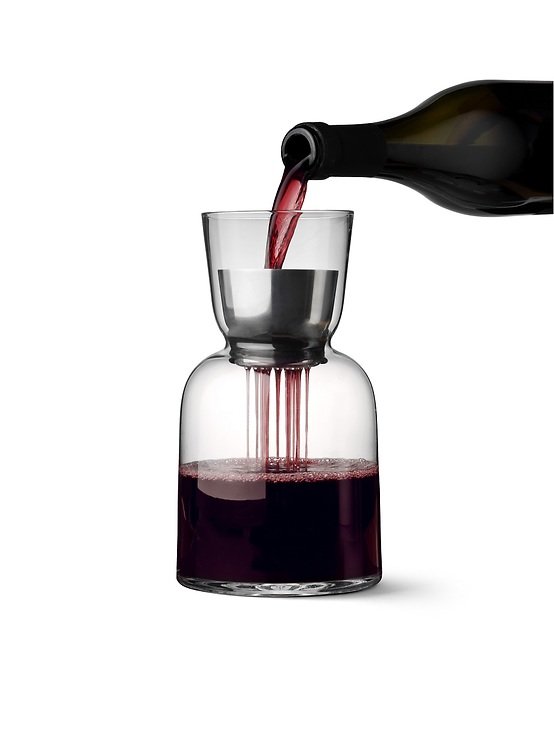 Menu Glaskaraffe W/W 1,2 l Glas klar 12 x 21cm - Thumbnail 4